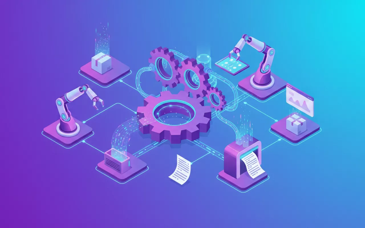 Automation service illustration